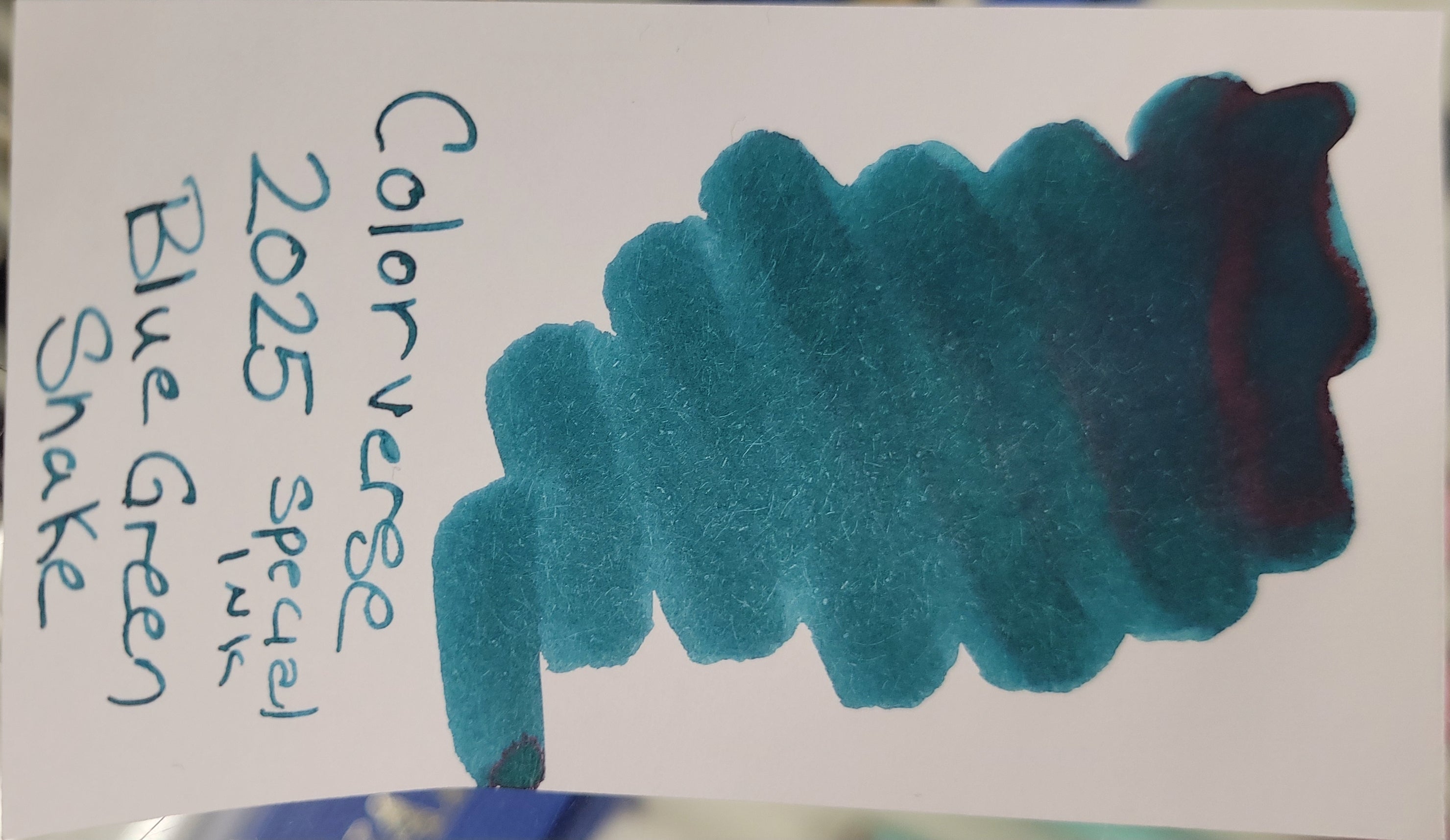Colorverse Ink Bottle - 2025 Blue Green Snake - Standard - 15ml-Pen Boutique Ltd