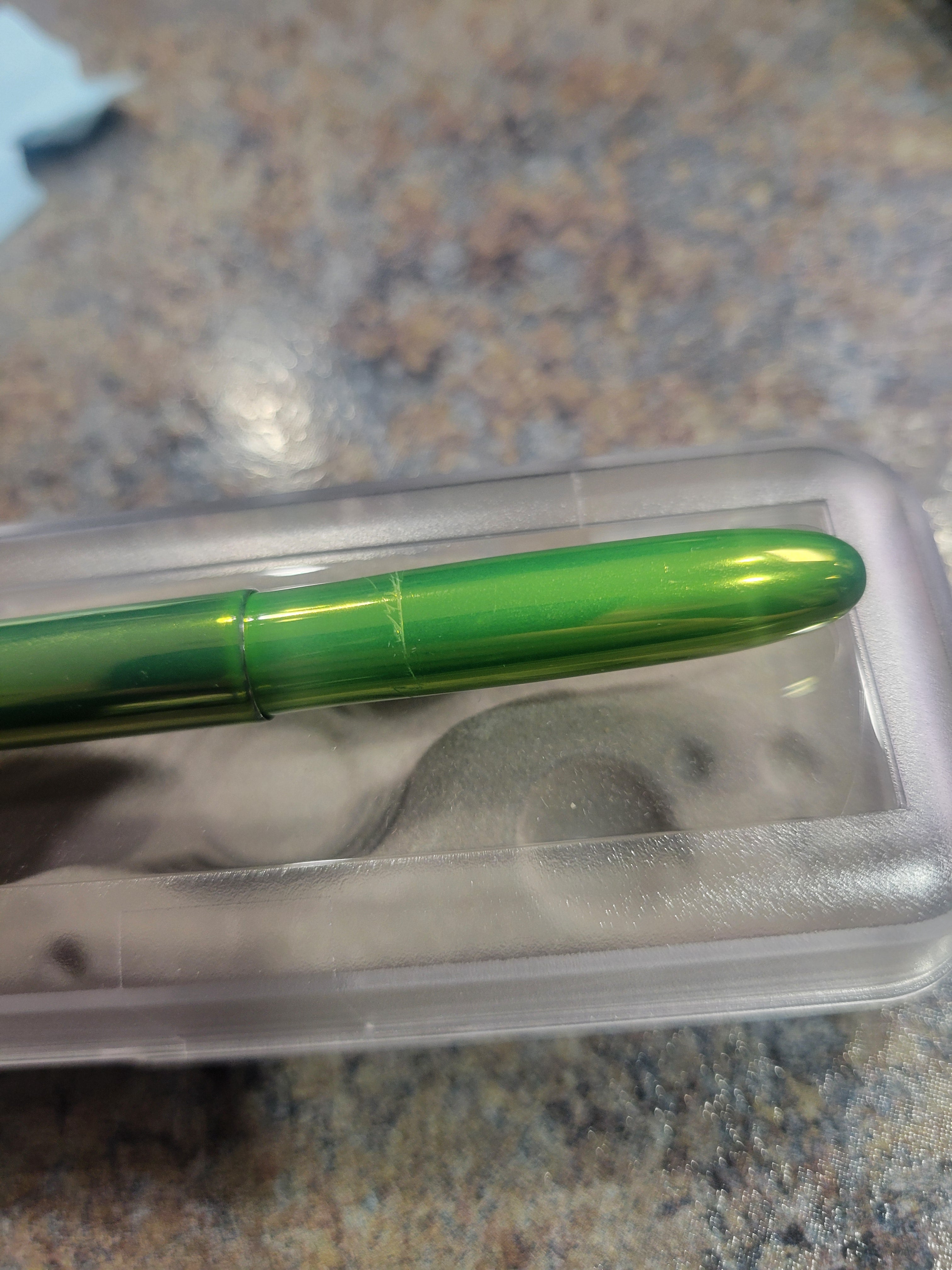 (Outlet) Fisher Space Pen Aurora Borealis Green Bullet Ballpoint Pen