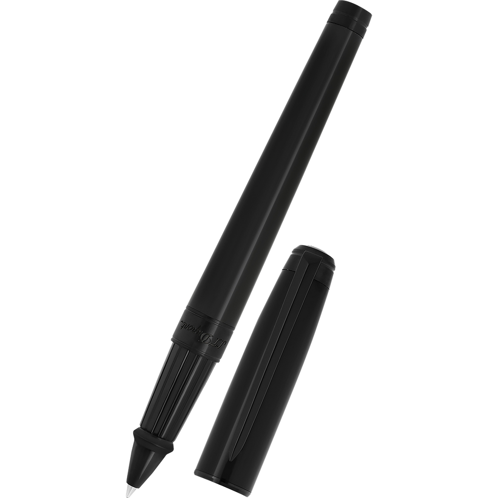 S T Dupont Line D Rollerball Pen - Eternity - Silky Black (Large)-Pen Boutique Ltd