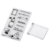 Hobonichi Clear Stamp - Moomin (Frame)-Pen Boutique Ltd