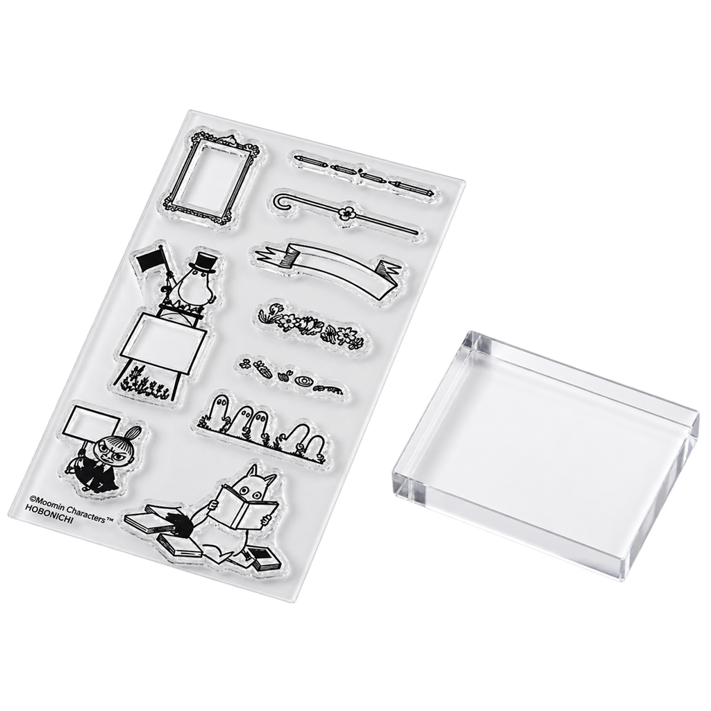 Hobonichi Clear Stamp - Moomin (Frame)-Pen Boutique Ltd