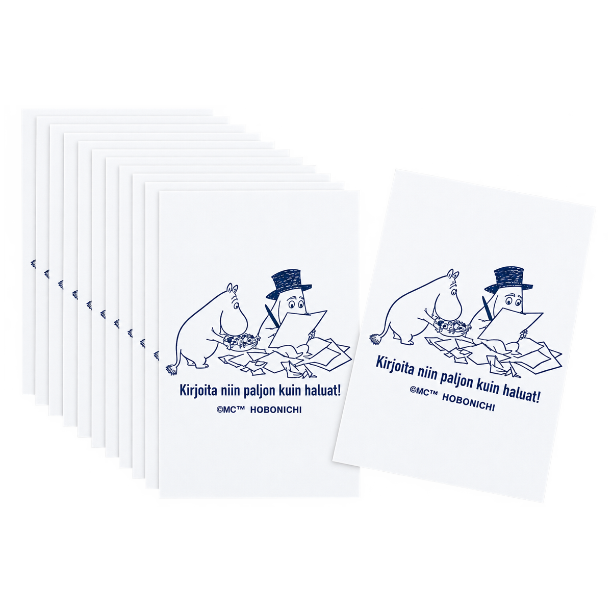 Hobonichi Ink-Absorbing Paper - Moomin-Pen Boutique Ltd