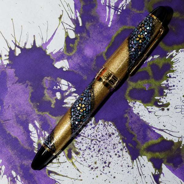 Sailor Maki-e Fountain Pen Sakura Nagare - King of Pens-Pen Boutique Ltd