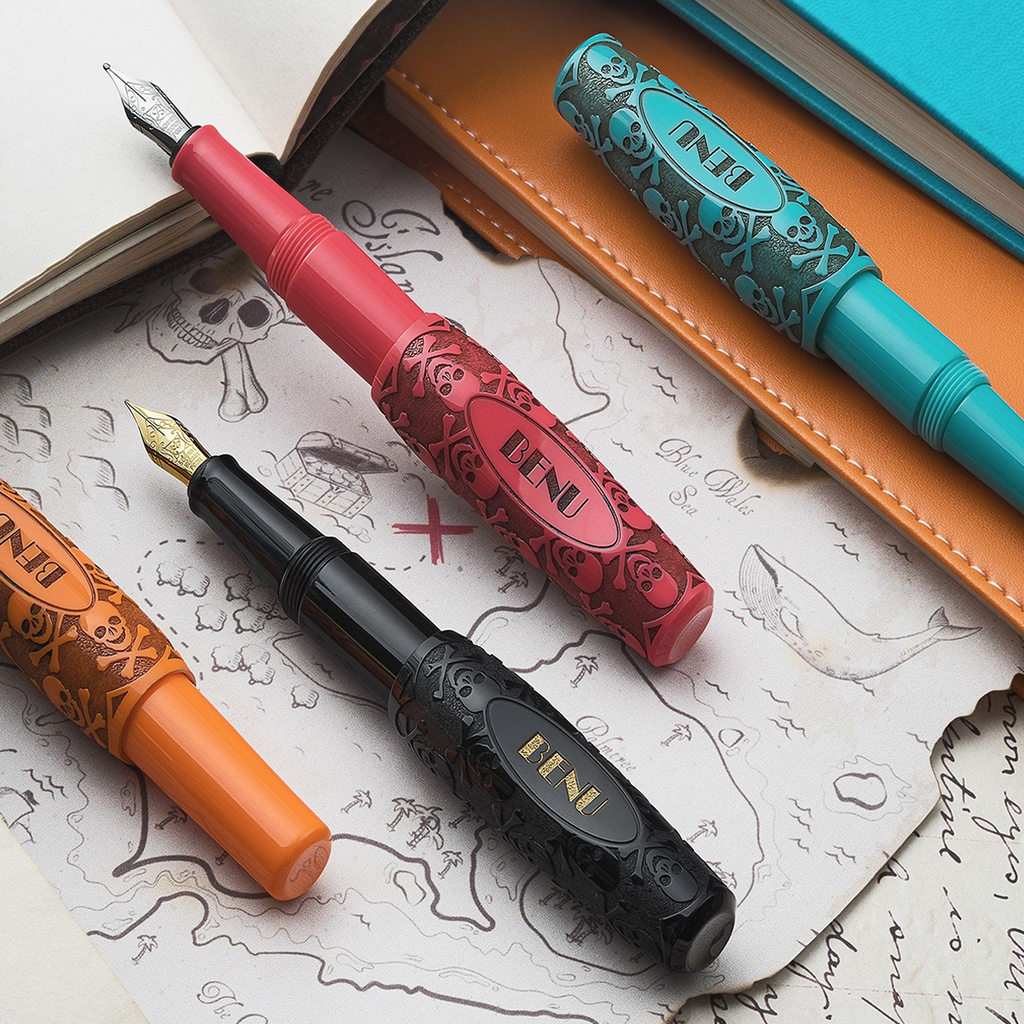 Benu Pixie Fountain Pen Set - Jolly Roger-Pen Boutique Ltd