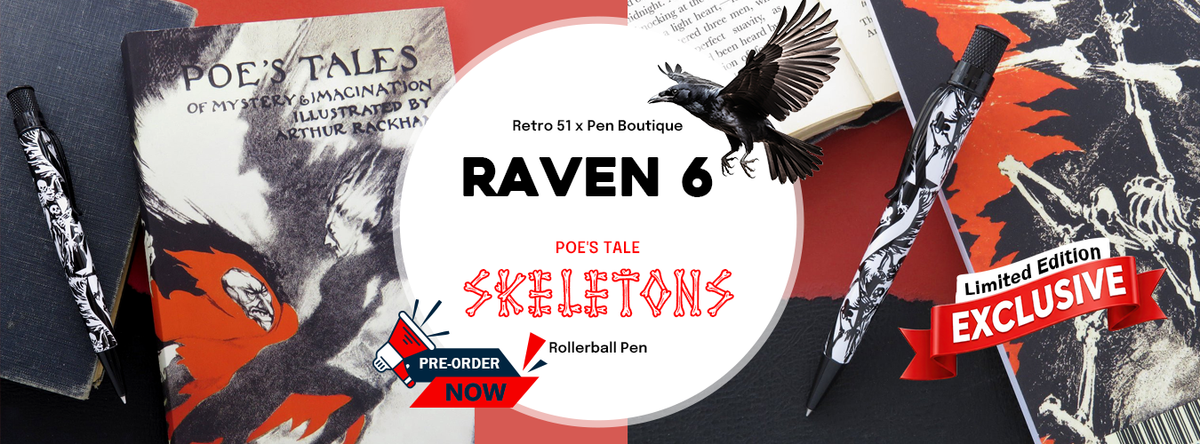 Poe's Tale Skeletons - Raven 6