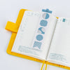 Hobonichi Bookmark-Style Foil-Pressed Stickers - TSUKI no IRO