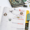 Hobonichi Jewellery Stickers - V&A Series - Actual Size - Pen Boutique Ltd