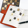 Hobonichi Foil-Stamped Stickers - Yoshie Watanabe (Petit Bloom) - Pen Boutique Ltd