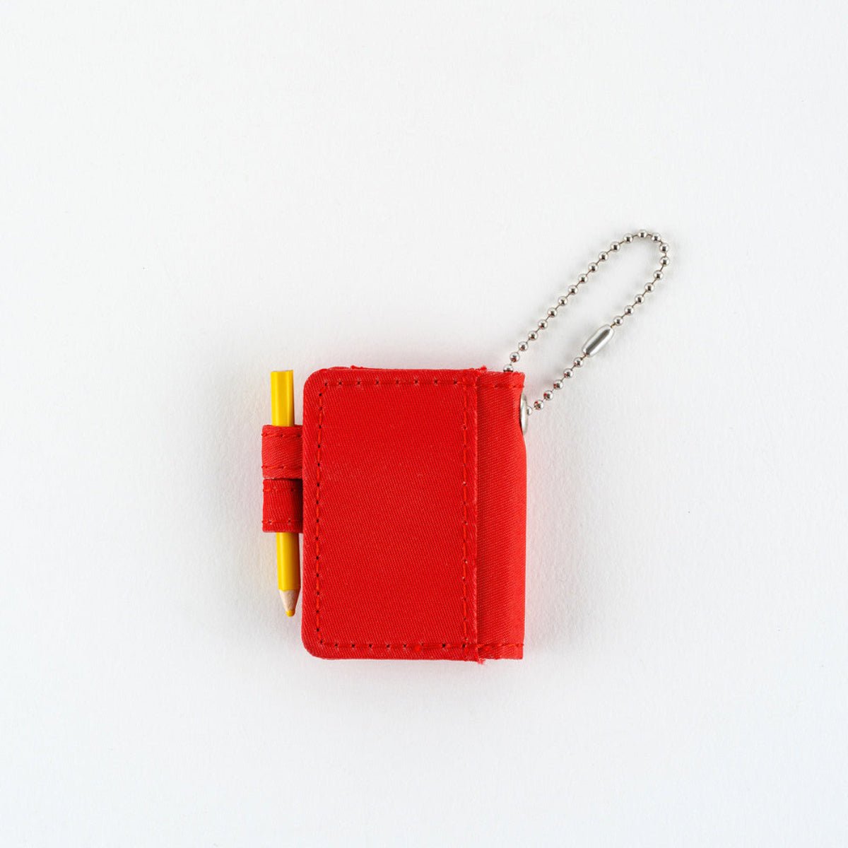 Hobonichi Techo Mini Keychain - Red Tiny Notebook x Red Pen Loop - Pen Boutique Ltd