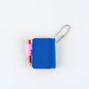 Hobonichi Techo Mini Keychain - Blue Tiny Notebook x Pink Pen Loop - Pen Boutique Ltd