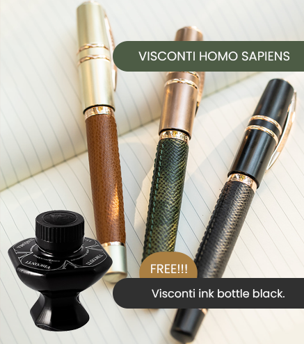 Visconti Homo Sapines - free visconti ink bottle black