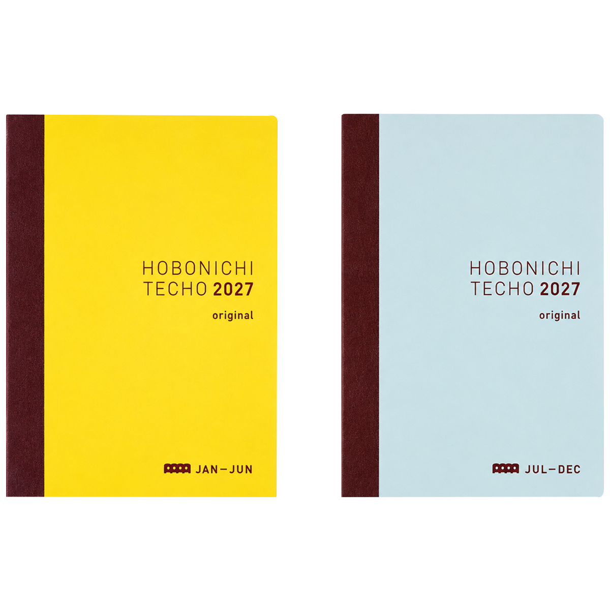 Hobonichi Techo 2027 Japanese Original Avec Refill Books - A6 (Daily 6-month x 2 book set - January Start - Monday Start)-Pen Boutique Ltd