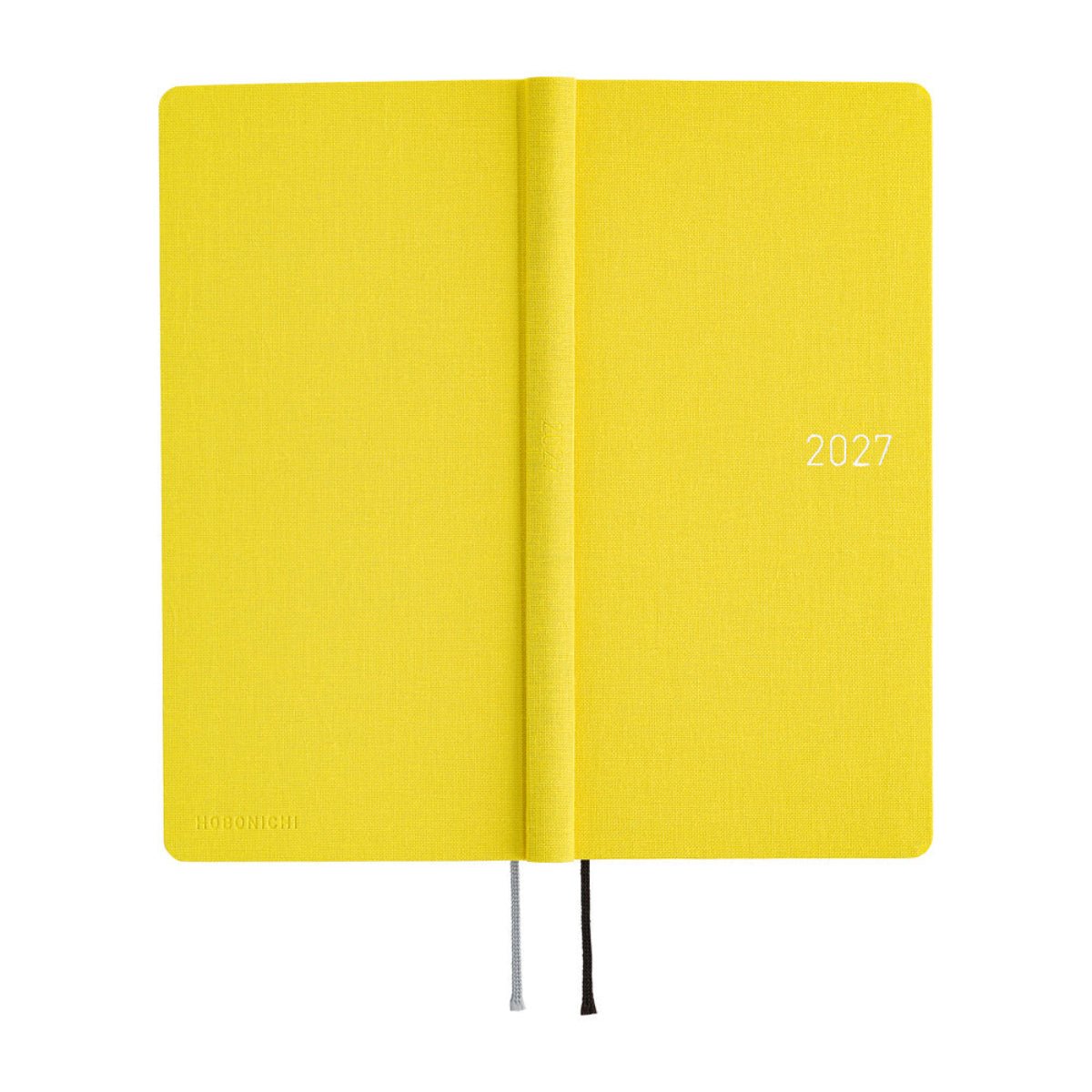 Hobonichi 2027 Light Hardcover Book - Colors: Canaria Yellow - Tall & Slim (Weeks - January Start) - Pen Boutique Ltd