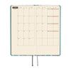 Hobonichi 2027 Light Hardcover Book - Yumi Kitagishi: White Cat Wallpaper - Tall & Slim (Weeks - Janaury Start) - Pen Boutique Ltd