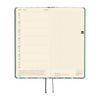 Hobonichi 2027 Light Hardcover Book - Yumi Kitagishi: White Cat Wallpaper - Tall & Slim (Weeks - Janaury Start) - Pen Boutique Ltd