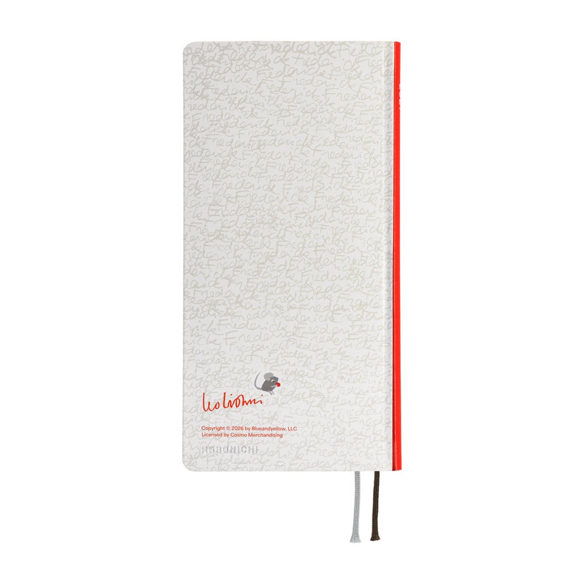 Hobonichi 2027 Light Hard Cover English Book - Leo Lionni: Frederick (Poet) - Tall & Slim (Weeks - January Start) - Pen Boutique Ltd