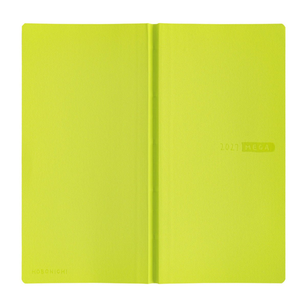 Hobonichi 2027 Light Hardcover English Book - Sneaker: Lime Green - Tall & Slim (Weeks - January Start) - Pen Boutique Ltd