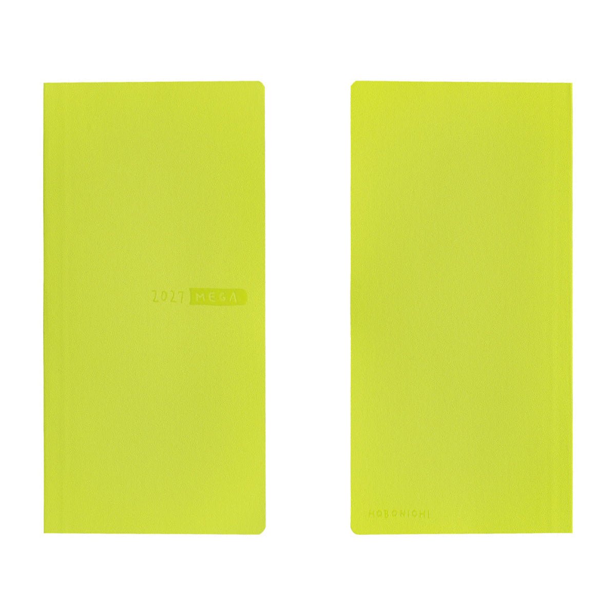Hobonichi 2027 Light Hardcover English Book - Sneaker: Lime Green - Tall & Slim (Weeks - January Start) - Pen Boutique Ltd