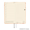 Hobonichi 2027 Light Hard Cover English Book - MOTHER: Mr. Saturn Pattern - Tall & Slim (Weeks - January Start) - Pen Boutique Ltd