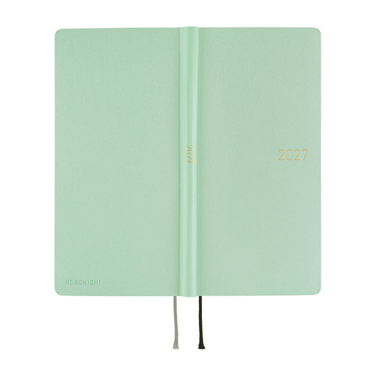 Hobonichi 2027 Light Hardcover English Book - Paper Series: Frosty Jade - Tall & Slim (Weeks - January Start)-Pen Boutique Ltd