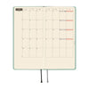 Hobonichi 2027 Light Hardcover English Book - Paper Series: Frosty Jade - Tall & Slim (Weeks - January Start) - Pen Boutique Ltd