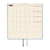 Hobonichi 2027 Light Hard Cover English Book - Shirt Fabric: Graph Plaid - Tall & Slim (Weeks - January Start) - Pen Boutique Ltd