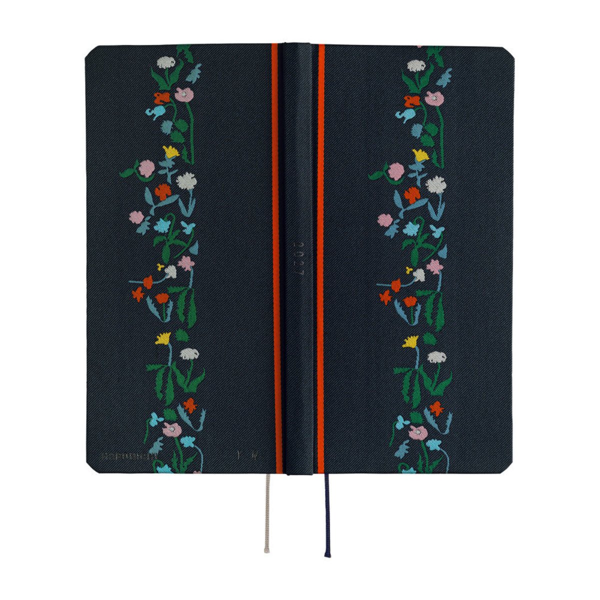 Hobonichi 2027 Light Hard Cover English Book - Yoshie Watanabe: Petit Bloom - Tall & Slim (Weeks - January Start) - Pen Boutique Ltd