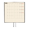 Hobonichi 2027 Soft Cover English Book - White Line: Black - Tall & Slim (Weeks - January Start) - Pen Boutique Ltd