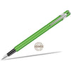 Caran D' Ache 849 Metal Yellow Green Fluorescent Fountain Pen - Medium Nib-Pen Boutique Ltd