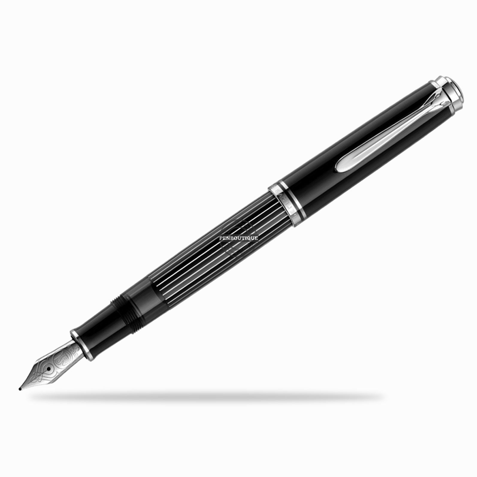 Pelikan Souveran M815 Metal Striped Fountain Pen - Special Edition-Pen Boutique Ltd