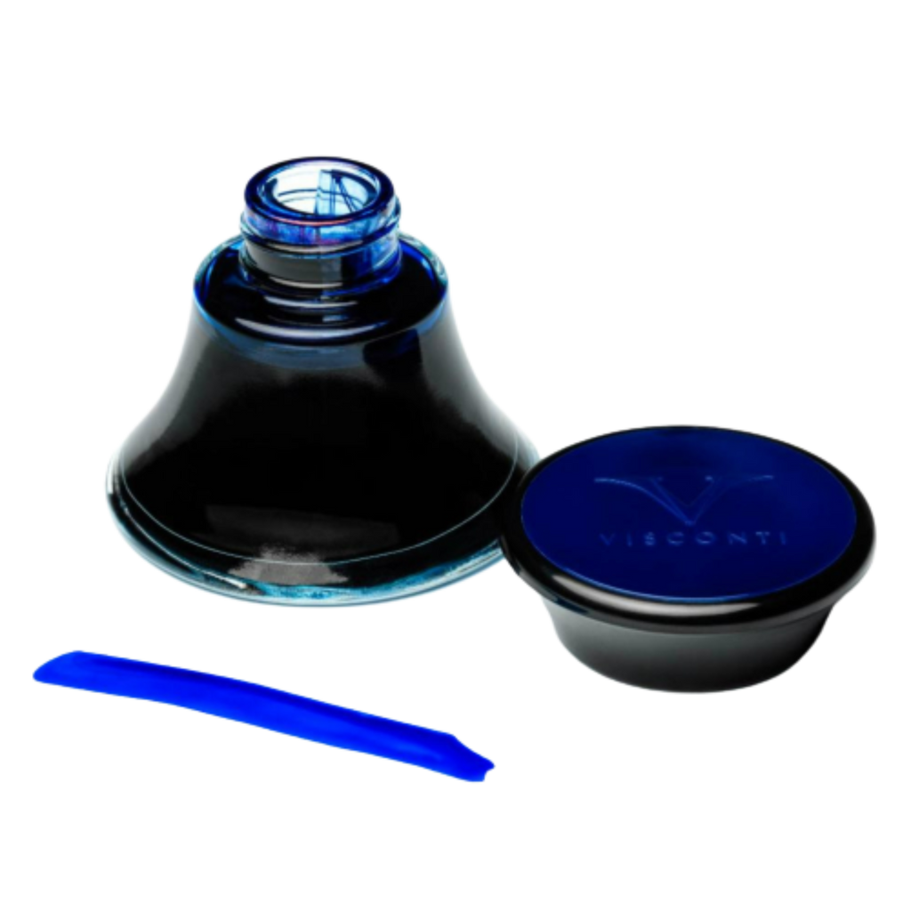 Visconti Ink Bottle - Blue - 50ml-Pen Boutique Ltd