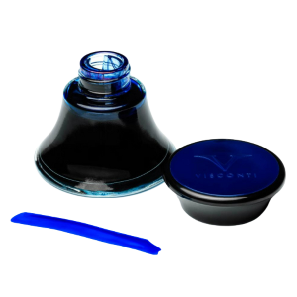 Visconti Ink Bottle - Blue - 50ml-Pen Boutique Ltd