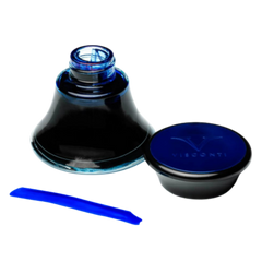 Visconti Ink Bottle - Blue - 50ml-Pen Boutique Ltd