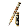 David Oscarson Alfred Bernhard Nobel Fountain Pen - White Gold w/ White Barrel-Pen Boutique Ltd