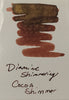 Diamine Shimmer Ink 50 ml Cocoa Shimmer - Gold shimmer-Pen Boutique Ltd