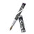 David Oscarson Valhalla Fountain Pen - Black White and Gray Hard Enamel-Pen Boutique Ltd