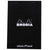 Rhodia Dot.Pad Rhodia Black 80Sh Stapled 80G 8-1/4 x 11-3/4-Pen Boutique Ltd