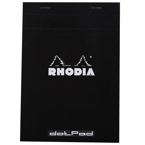 Rhodia Dot.Pad Rhodia Black 80Sh Stapled 80G 8-1/4 x 11-3/4-Pen Boutique Ltd