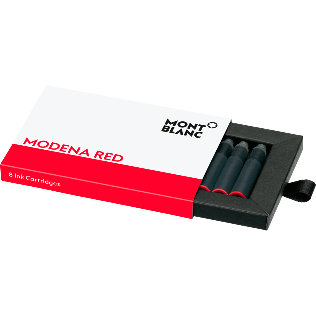 Montblanc Ink Cartridges - Modena Red (8 Per Pack)-Pen Boutique Ltd