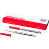 Montblanc Ballpoint Refill - Modena Red - Medium (2 Per Pack)-Pen Boutique Ltd