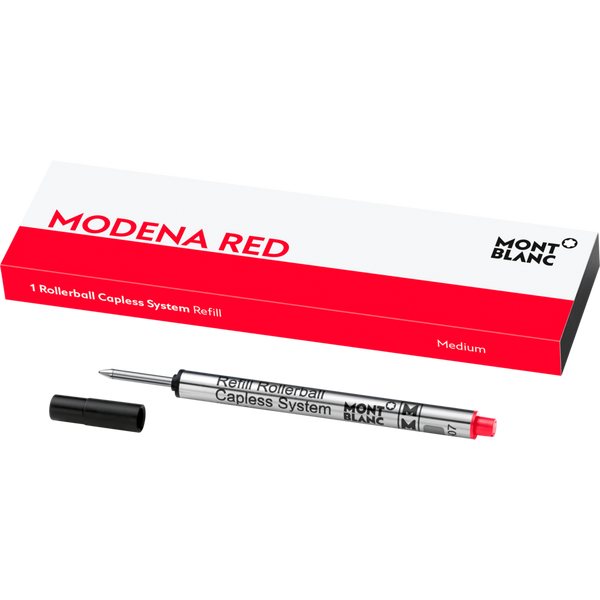 Montblanc Capless Rollerball Pen Refill - Modena Red - Medium (1 Per Pack)-Pen Boutique Ltd
