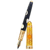 David Oscarson Celestial Fountain Pen - Limited Edition - Blazing Saffron Golden Yellow-Pen Boutique Ltd