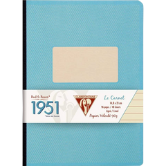 Clairefontaine 1951 Clothbound Notebook Turquoise 5 ¾ X 8 ¼ Lined-Pen Boutique Ltd