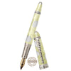 David Oscarson Seaside Fountain Pen - Limited Edition - Sunshine Yellow/White-Pen Boutique Ltd