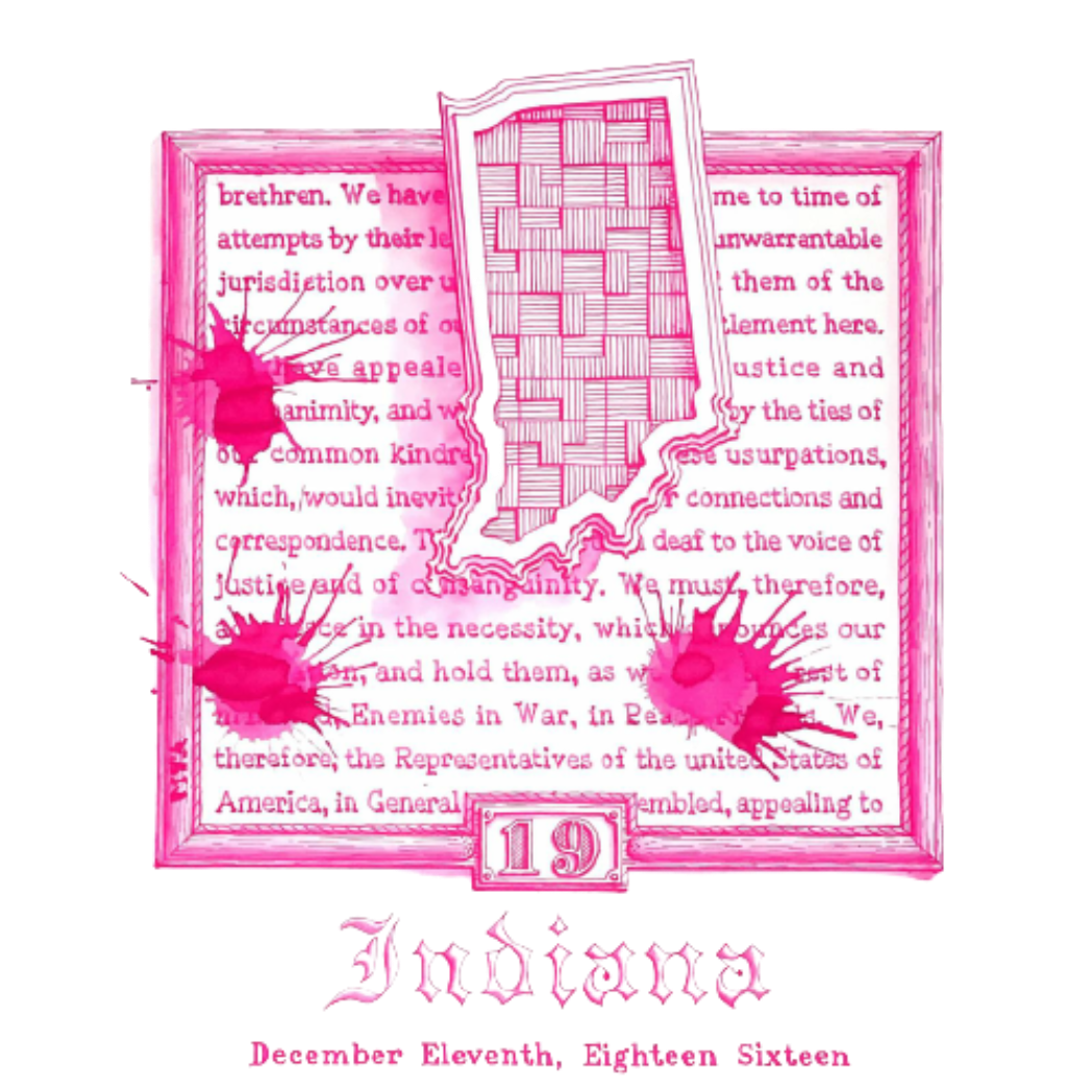 Sailor Bottled Ink - USA State - Indiana - 20ml-Pen Boutique Ltd