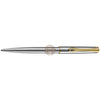 Diplomat Traveller EasyFLOW Ballpoint Pen - Stainless Steel Gold-Pen Boutique Ltd