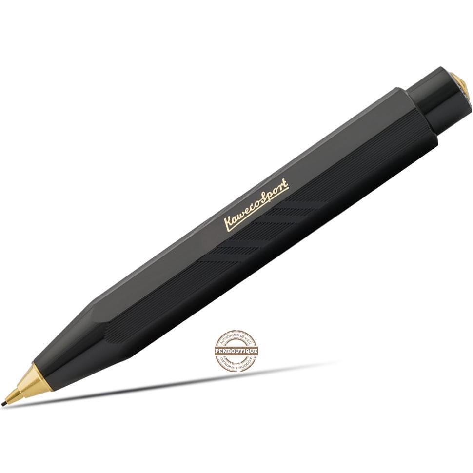 Kaweco Sport Guilloch Mechanical Pencil - 1935 Black - Pen Boutique Ltd