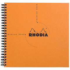 Rhodia Wirebound Orange Reverse Book 8 1/4 x 8 1/4-Pen Boutique Ltd