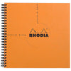 Rhodia Wirebound Orange Reverse Book 8 1/4 x 8 1/4-Pen Boutique Ltd