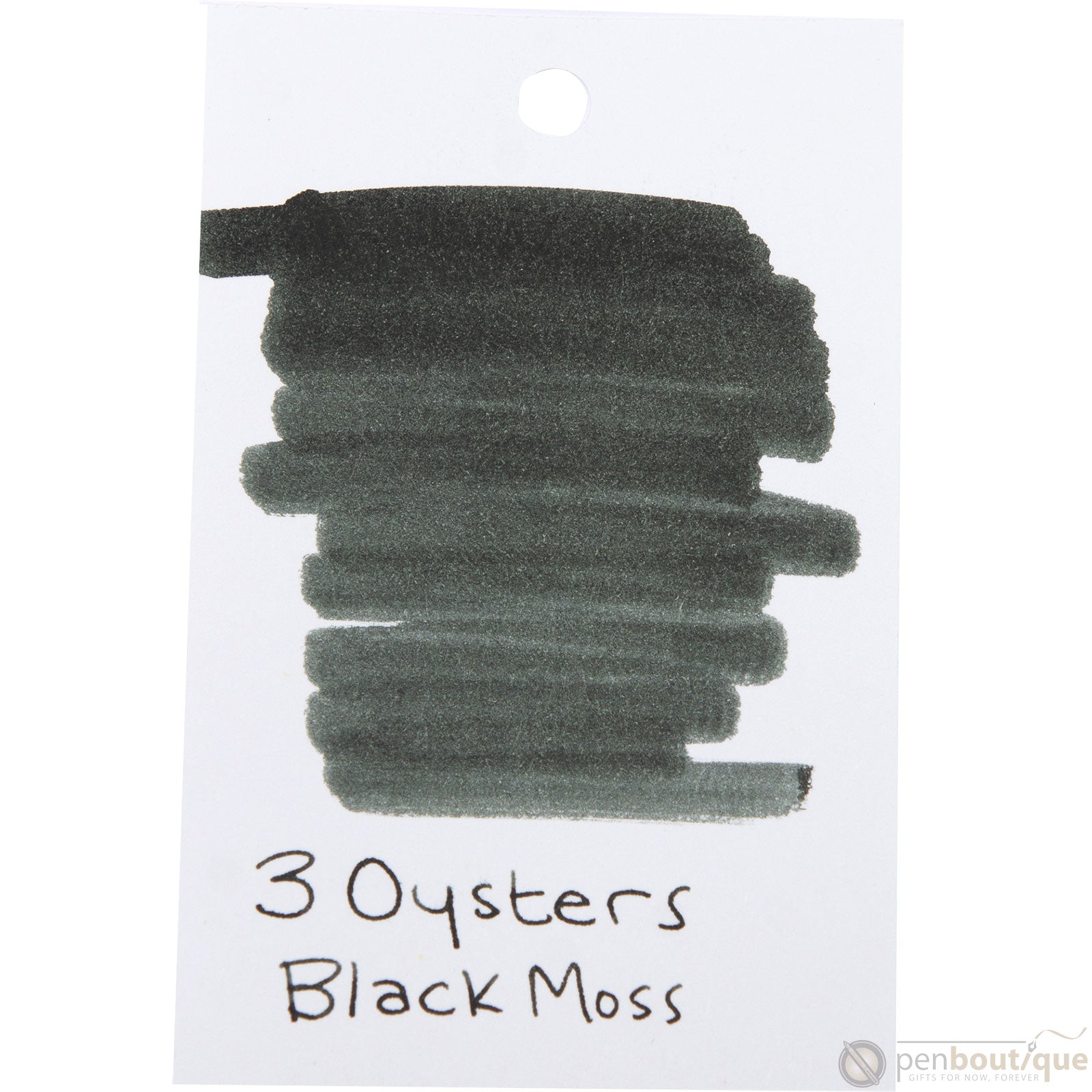 3 Oysters Ink Bottle - Delicious - Black Moss-Refill - Bottled Ink-Pen Boutique Ltd